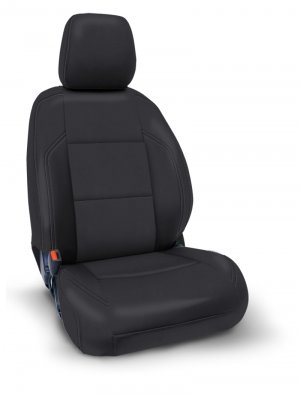Toyota Tacoma SR/SR5 Front Seat Covers - PRP Seats - Electric Seat Adjusters Compatible - Black - `16-`23