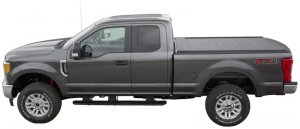 Toyota Tacoma Double Cab Retractable Tonneau Cover - Pace Edwards - UltraGroove Metal - Matte Black - `16-`17