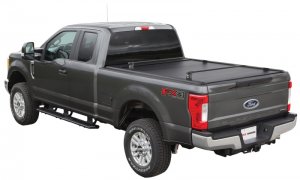 Toyota Tacoma Double Cab Retractable Tonneau Cover - Pace Edwards - UltraGroove Metal - Matte Black - `16-`17