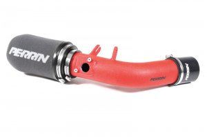 Subaru WRX Performance Air Intake - Perrin Performance - Cold-Air - Red - `08-`14