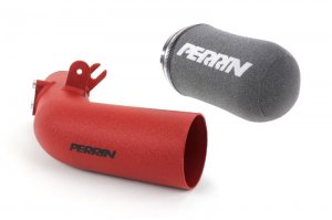 Subaru WRX Performance Air Intake - Perrin Performance - Cold-Air - Red - `08-`14