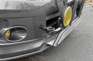 Subaru Impreza Tow Hook Kit - Front - Perrin Performance - Flat Black - `08-`11