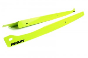 Subaru WRX Fender Shrouds - Perrin Performance - Neon Yellow - `08-`14