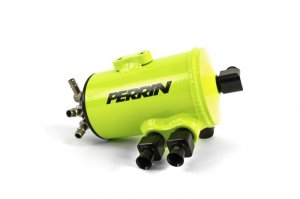 Subaru WRX Oil Separator - Perrin Performance - Neon Yellow - `02-`07