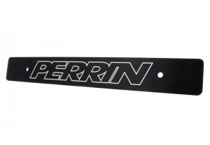 Subaru Forester License Plate Delete - Perrin Performance - Black - `14-`18