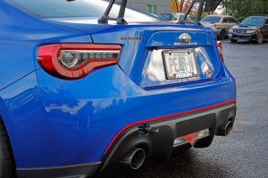 Subaru BRZ Tow Hook Kit - Rear - Perrin Performance - Black - `13-`25