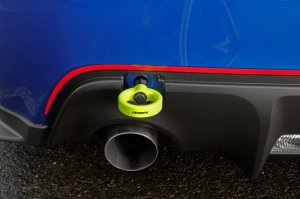 Subaru BRZ Tow Hook Kit - Rear - Perrin Performance - Neon Yellow - `13-`25
