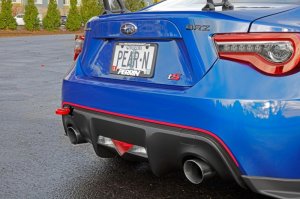 Subaru BRZ Tow Hook Kit - Rear - Perrin Performance - Red - `13-`25