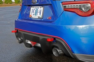 Subaru BRZ Tow Hook Kit - Rear - Perrin Performance - Red - `13-`25