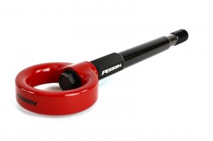 Subaru BRZ Tow Hook Kit - Rear - Perrin Performance - Red - `13-`25
