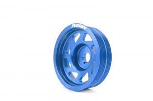 Subaru WRX Crank Pulley - Perrin Performance - Lightened - Blue - `02-`14