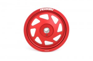 Subaru Forester Crank Pulley - Perrin Performance - Lightweight - Red - `16-`18