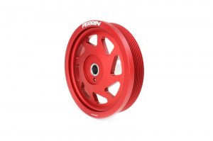 Subaru BRZ Crank Pulley - Perrin Performance - Lightweight - Red - `22-`25