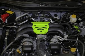Subaru BRZ Pulley Cover - Perrin Performance - Perrin Performance - Neon Yellow - `22-`25