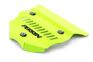 Subaru BRZ Pulley Cover - Perrin Performance - Perrin Performance - Neon Yellow - `22-`25