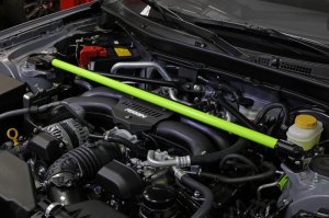 Subaru BRZ Strut Brace - Front - Perrin Performance - Neon Yellow - `13-`25