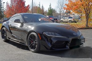 Toyota Supra License Plate Relocation Kit - Perrin Performance - `20-`25