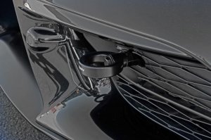 Toyota Supra Tow Hook Kit - Front - Perrin Performance - Black - `20-`25