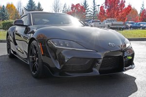 Toyota Supra Tow Hooks - Front - Perrin Performance - Neon Yellow - `20-`25