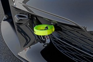 Toyota Supra Tow Hooks - Front - Perrin Performance - Neon Yellow - `20-`25
