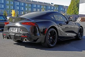 Toyota Supra Tow Hook Kit - Rear - Perrin Performance - Black - `20-`25