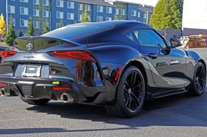 Toyota Supra Tow Hook Kit - Rear - Perrin Performance - Neon Yellow - `20-`25