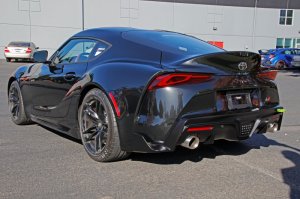 Toyota Supra Tow Hook Kit - Rear - Perrin Performance - Neon Yellow - `20-`25