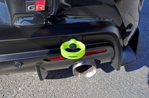 Toyota Supra Tow Hook Kit - Rear - Perrin Performance - Neon Yellow - `20-`25