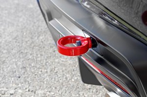 Toyota Supra Tow Hook Kit - Rear - Perrin Performance - Red - `20-`25