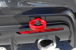 Toyota Supra Tow Hook Kit - Rear - Perrin Performance - Red - `20-`25