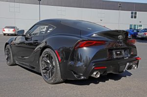 Toyota Supra Tow Hook Kit - Rear - Perrin Performance - Red - `20-`25