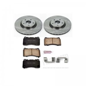 Subaru Impreza Brake Kit - Front - PowerStop - Autospecialty Rotors + Z17 Evolution Plus Ceramic Pads - `05-`14