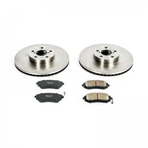 Subaru Impreza Brake Kit - Front - PowerStop - Autospecialty Rotors + Z17 Evolution Plus Ceramic Pads - `03-`05