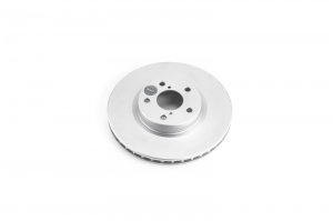 Subaru Impreza Brake Rotor (1) - Front - PowerStop - Evolution Geomet Coated - Silver - `17-`19