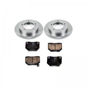 Subaru Impreza Brake Kit - Rear - PowerStop - Autospecialty Rotors + Z17 Evolution Plus Ceramic Pads - `06-`07