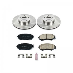 Subaru Impreza Brake Kit - Front - PowerStop - Autospecialty Rotors + Z17 Evolution Plus Ceramic Pads - `11-`16