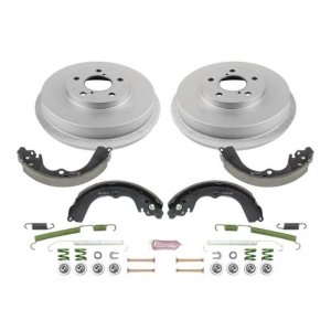 Subaru Impreza Brake Drum Kit - Rear - PowerStop - Evolution Premium Coated - `02-`03