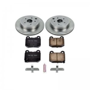 Subaru Impreza Brake Kit - Rear - PowerStop - Autospecialty Rotors + Z17 Evolution Plus Ceramic Pads - `08-`14