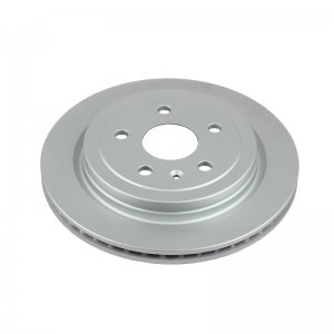 Chevrolet Camaro Brake Rotor (1) - Rear - PowerStop - Evolution Geomet Coated - Silver - `10-`15