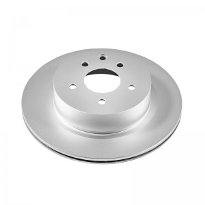 Nissan 350Z Brake Rotor (1) - Rear - PowerStop - Evolution Geomet Coated - Silver - `06-`09