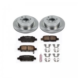 Nissan 350Z Brake Kit - Rear - PowerStop - Autospecialty Rotors + Z17 Evolution Plus Ceramic Pads - `03-`05