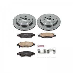 Chevrolet Camaro Brake Kit - Rear - PowerStop - Autospecialty Rotors + Z17 Evolution Plus Ceramic Pads - `10-`15