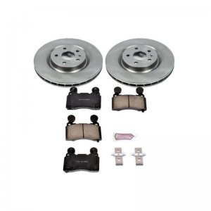 Chevrolet Camaro Brake Kit - Front - PowerStop - Autospecialty Rotors + Z17 Evolution Plus Ceramic Pads - `10-`15