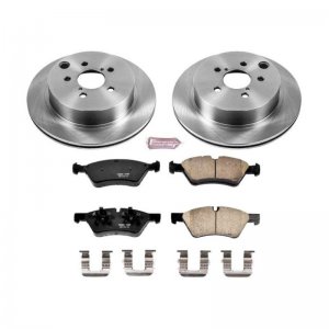 Subaru Forester Brake Kit - Rear - PowerStop - Autospecialty Rotors + Z17 Ceramic Pads - `14-`18