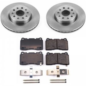Chevrolet Camaro Brake Kit - Front - PowerStop - Autospecialty Rotors + Z17 Evolution Plus Ceramic Pads - `16-`21