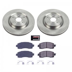 Subaru Forester Brake Kit - Front - PowerStop - Autospecialty Rotors + Z17 Evolution Plus Ceramic Pads - `19-`21