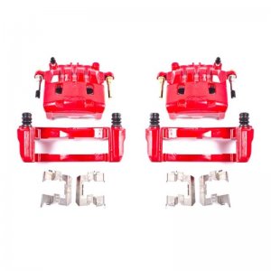 Subaru Forester Brake Calipers - Front - PowerStop - High-Temp Powder Coated - Red - `10-`18
