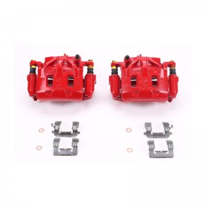 Subaru Forester Brake Caliper - Front - PowerStop - Floating with Bracket - Red - `14-`18