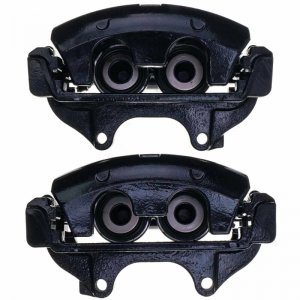 Dodge Charger Brake Calipers (2) - Front - PowerStop - High-Temp Black Powder Coated - Black - `06-`11