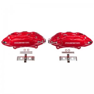 Ford Mustang Brake Calipers - Front - PowerStop - Performance - Without Brackets - Red - `07-`14
